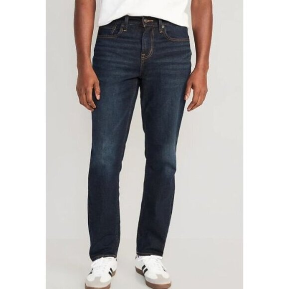 Old Navy Blue Athletic Jeans Size Small - Picture 1 of 6
